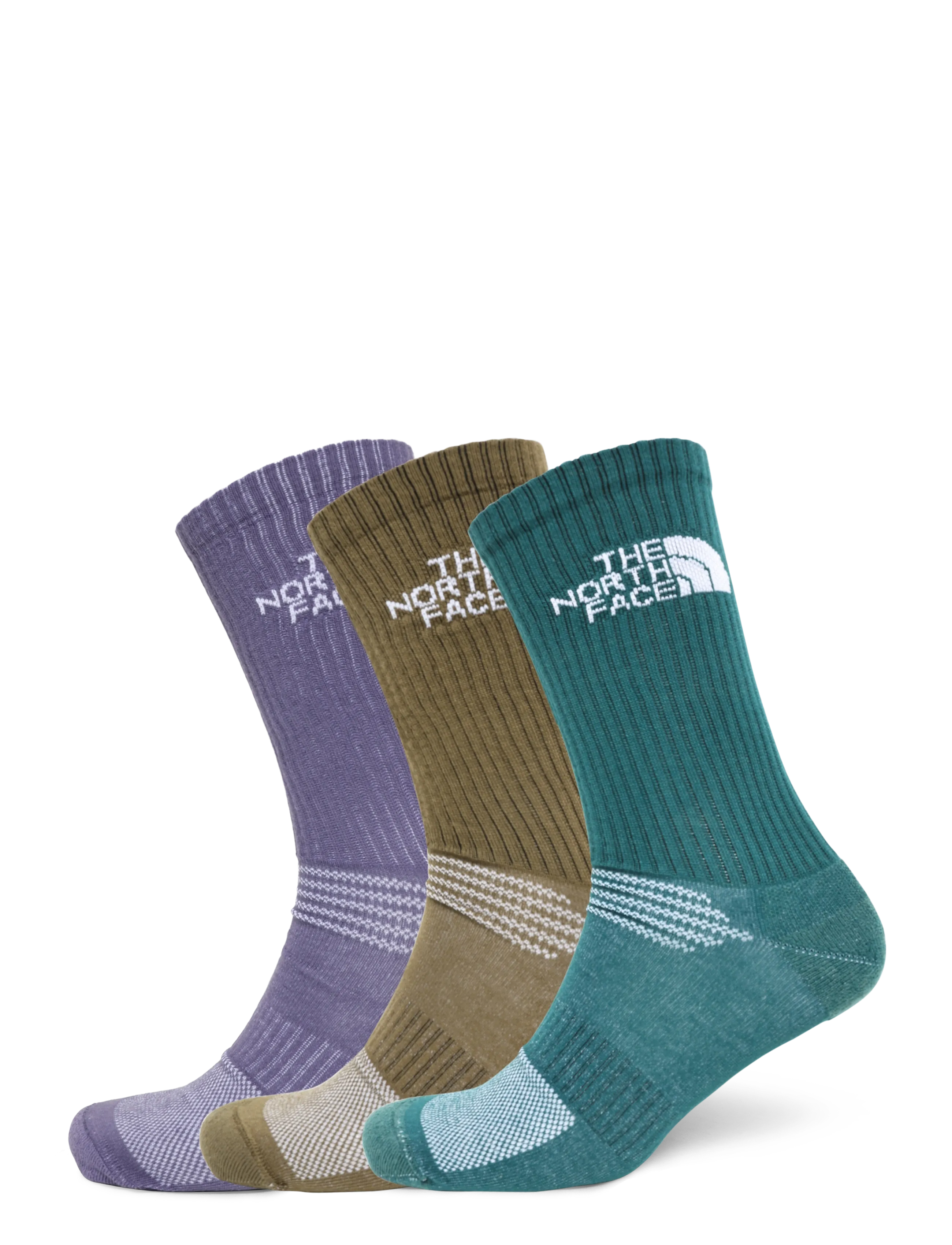 The North Face MULTI SPORT CUSH CREW SOCK 3P - Underkläder och strumpor - GROUNDED PLUM/CARAWAY S / purple