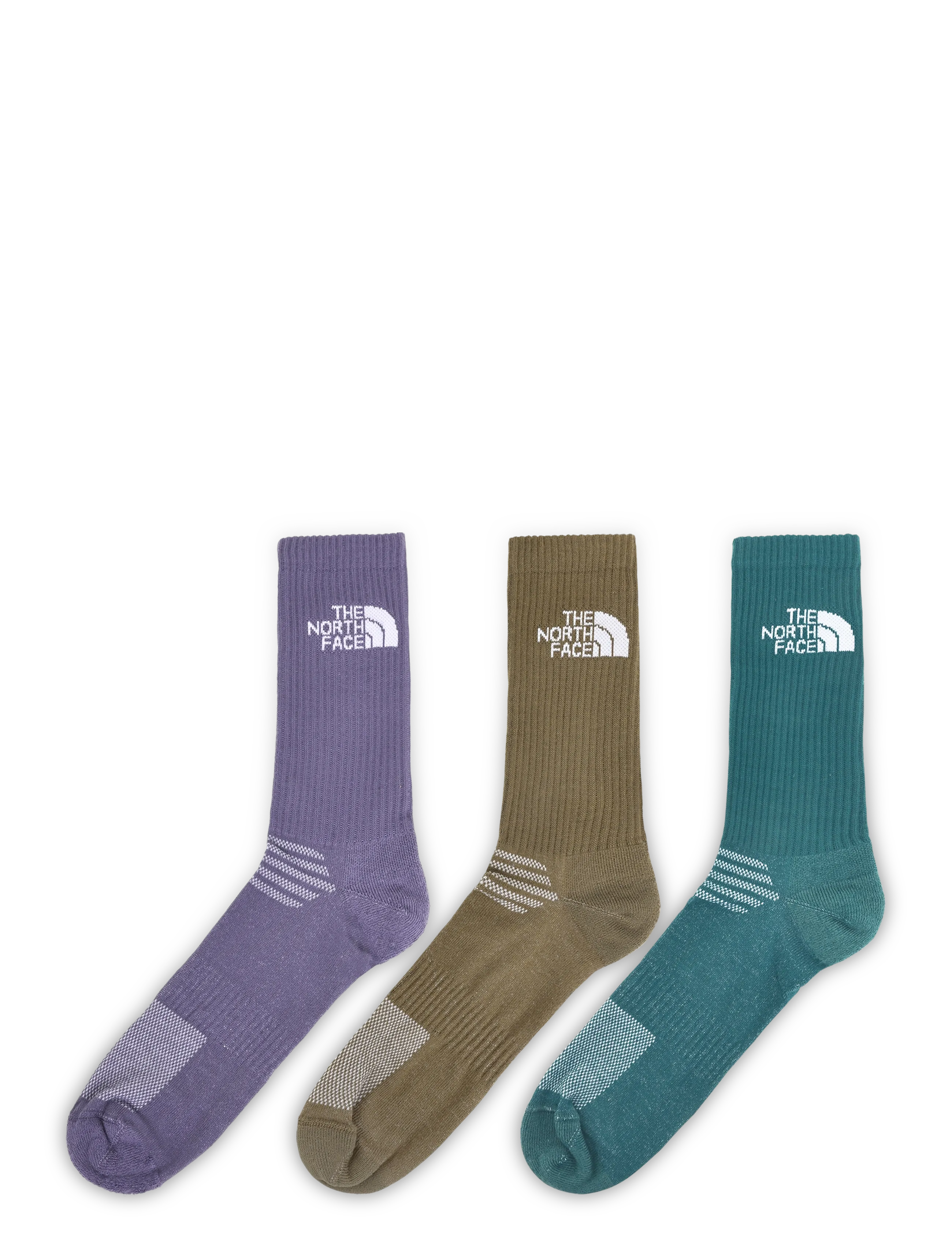 The North Face - MULTI SPORT CUSH CREW SOCK 3P - träningsstrumpor - grounded plum/caraway s - 1