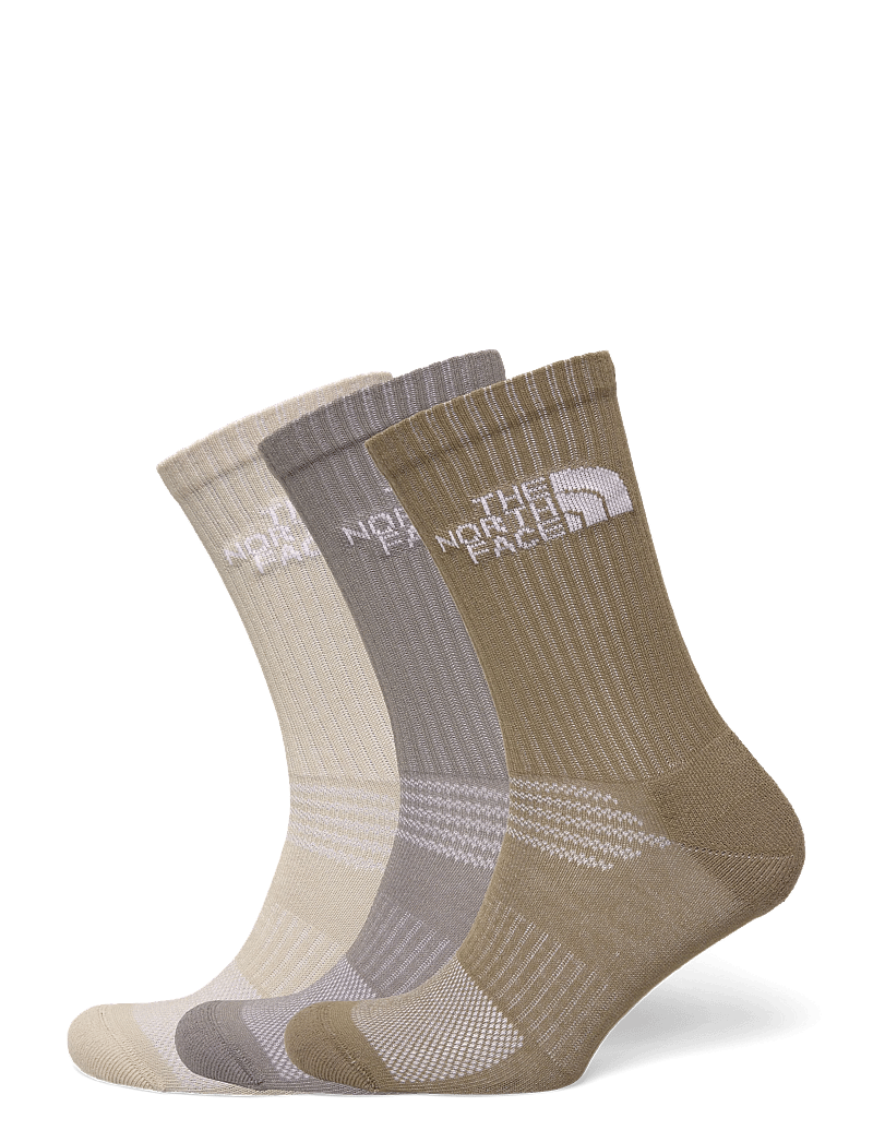 The North Face - MULTI SPORT CUSH CREW SOCK 3P - strümpfe - stone slab/desert stone - 0