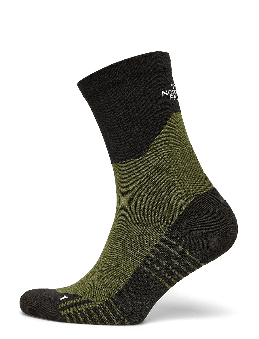 The North Face - HIKING CREW SOCK - bark mist/woodland gree - 0