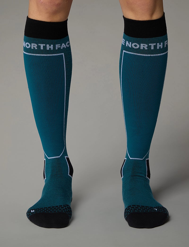 The North Face - SKI TOURING SOCK - träningsstrumpor - mallard blue/tnf black - 0