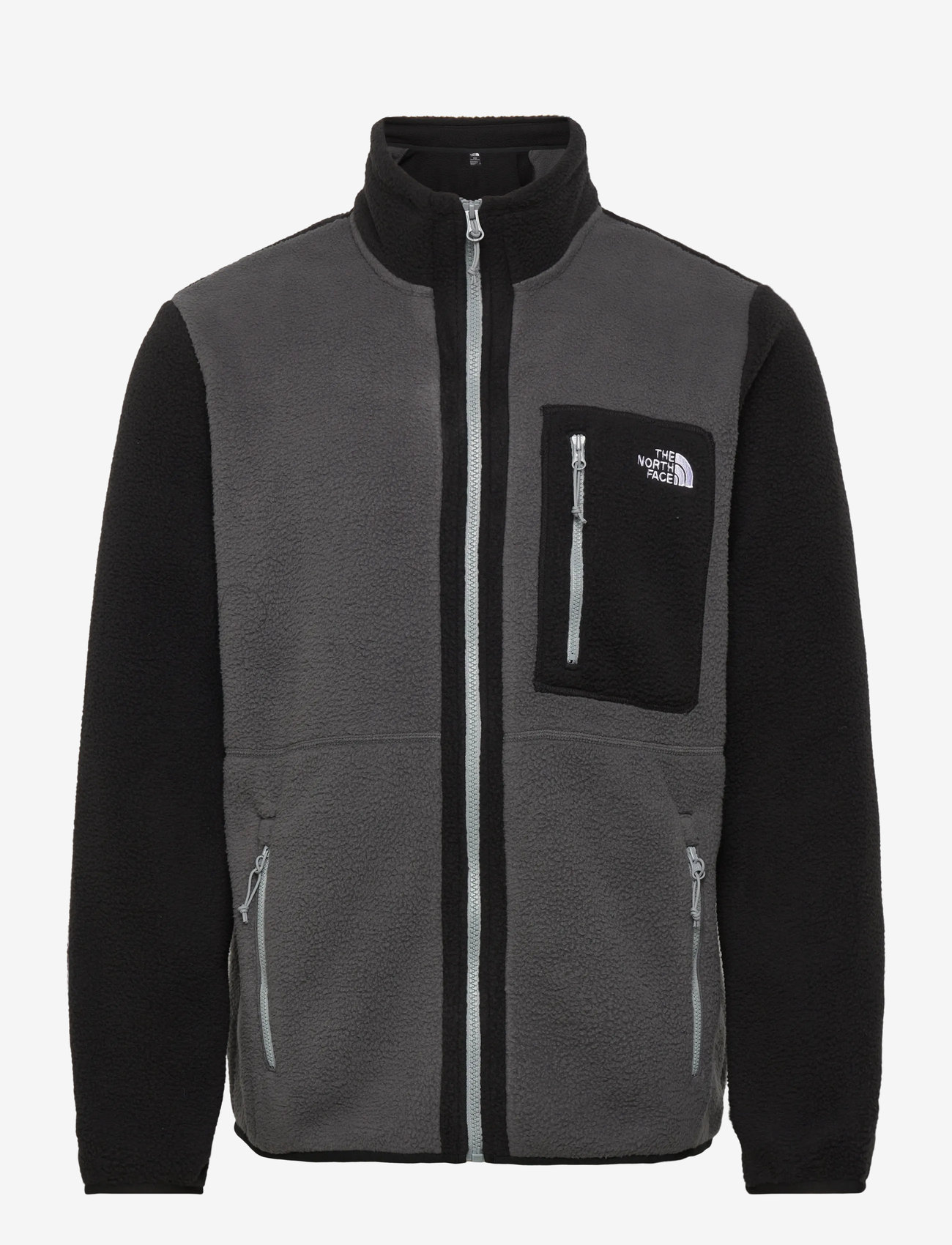 The North Face - M YUMIORI FULL ZIP - fleece & mellanlager - anthracite grey/tnf bla - 1