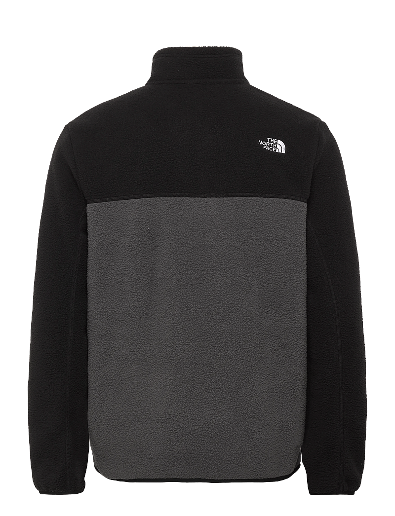The North Face - M YUMIORI FULL ZIP - fleece & mellanlager - anthracite grey/tnf bla - 2