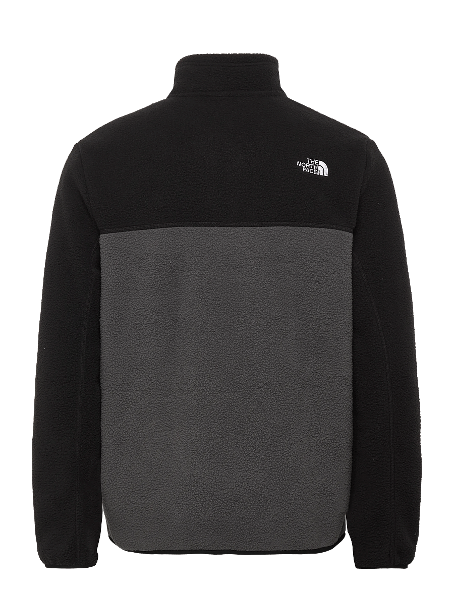The North Face - M YUMIORI FULL ZIP - fleece & mellanlager - anthracite grey/tnf bla - 2