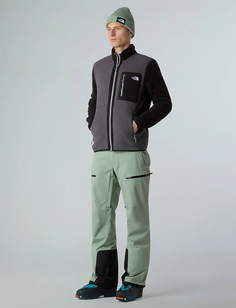 The North Face - M YUMIORI FULL ZIP - fleece & mellanlager - anthracite grey/tnf bla - 3