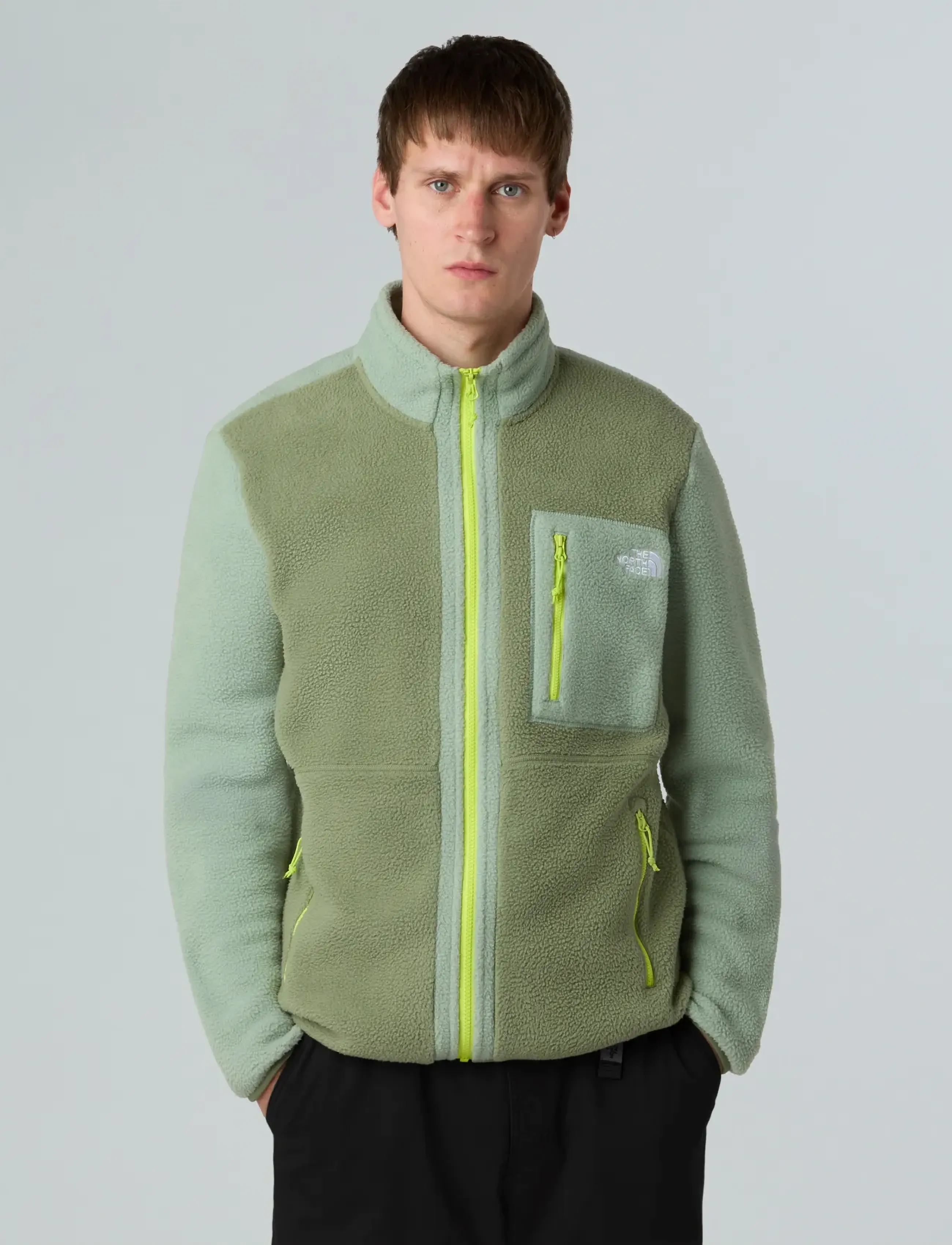 The North Face M Yumiori Full Zip, S, Green, Sport Clothing > Sport Fleeces & Midlayers, Herre