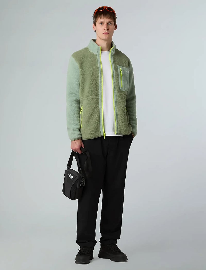 The North Face - M YUMIORI FULL ZIP - fleece & mellanlager - bark mist/slate moss/fi - 3