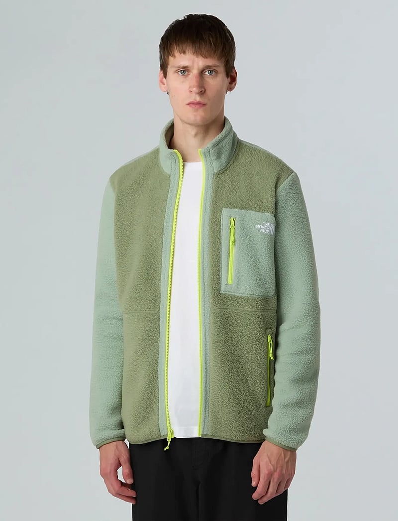 The North Face - M YUMIORI FULL ZIP - fleece & mellanlager - bark mist/slate moss/fi - 5