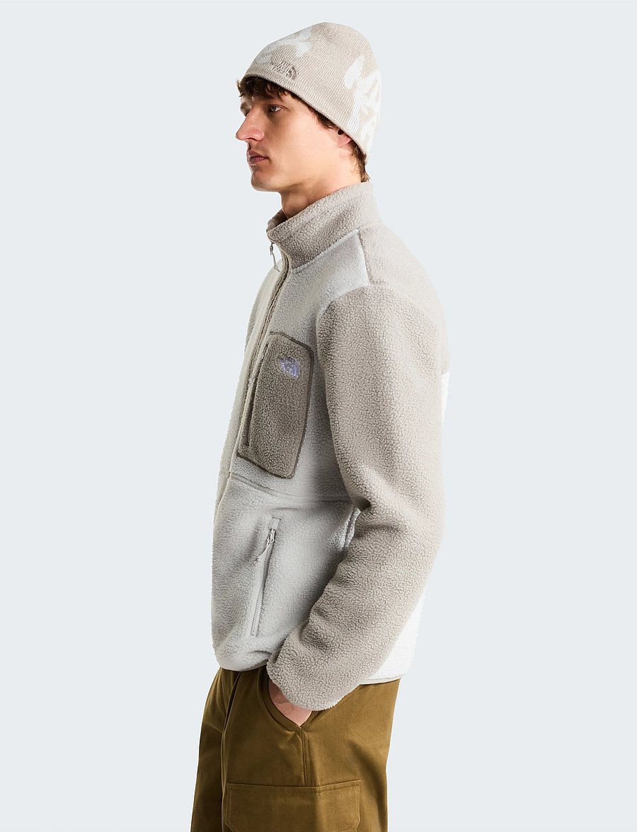 The North Face - M YUMIORI FULL ZIP - fleece & midlayer - cumulus cloud/stone sla - 4