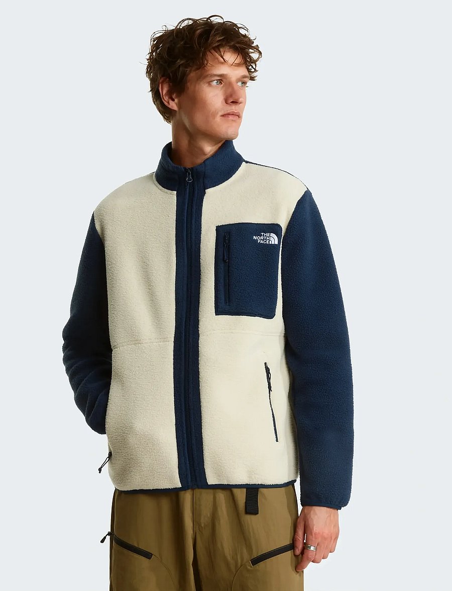The North Face - M YUMIORI FULL ZIP - fleece & mellanlager - desert stone/summit nav - 0