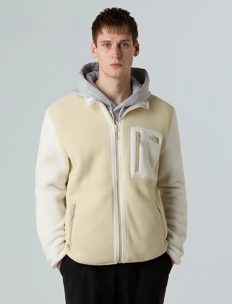 The North Face - M YUMIORI FULL ZIP - fleece & midlayer - gravel/white dune/grave - 0