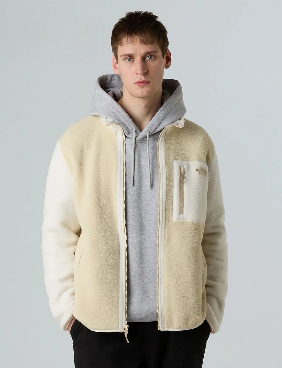 The North Face - M YUMIORI FULL ZIP - flīsa un siltās jakas - gravel/white dune/grave - 5