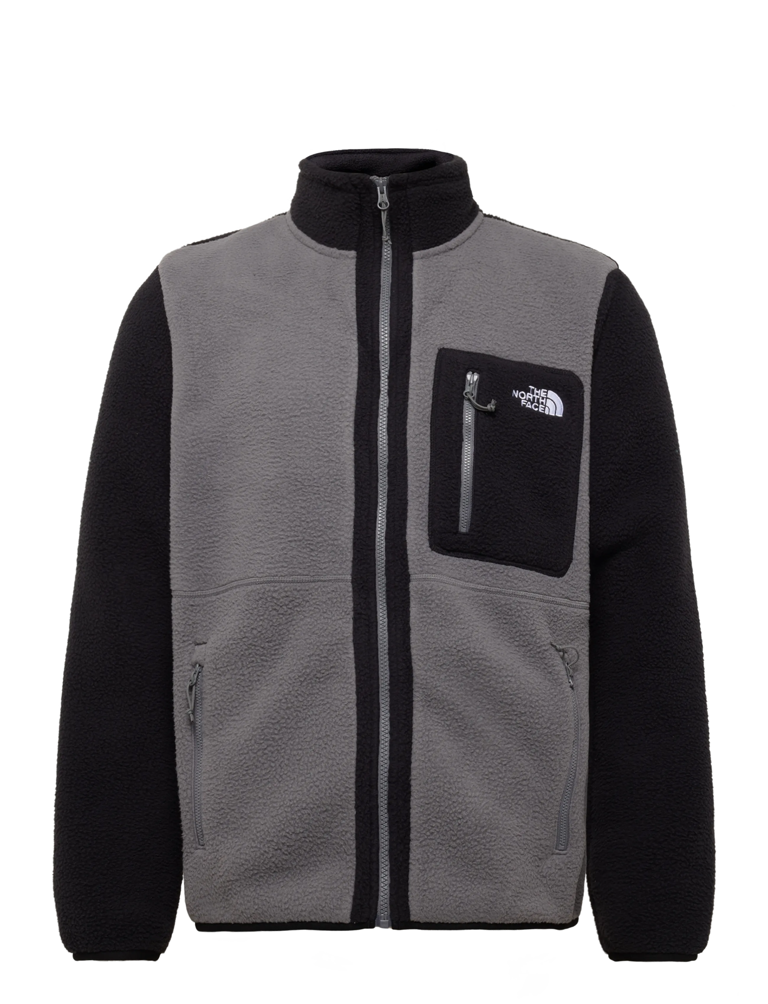 The North Face M YUMIORI FULL ZIP - Kläder - SMOKED PEARL/TNF BLACK / grey