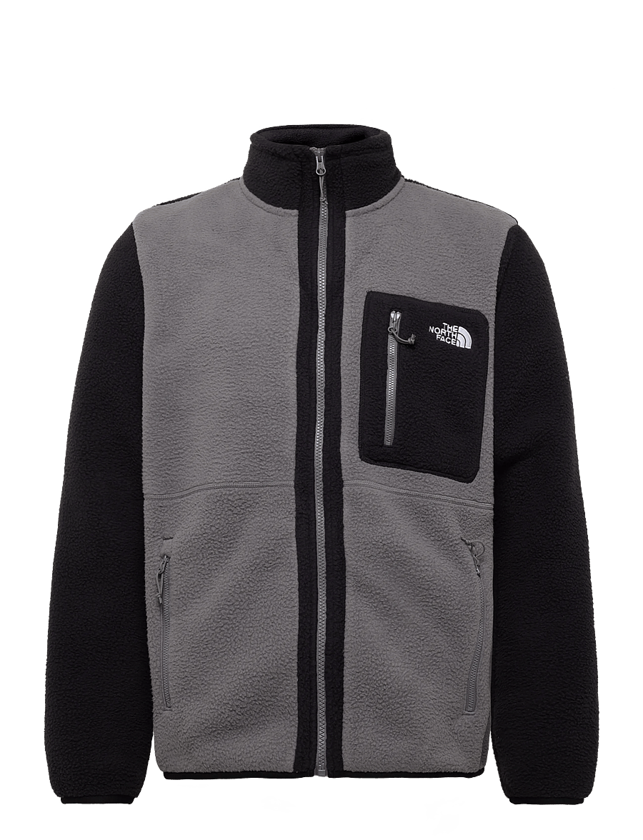 The North Face - M YUMIORI FULL ZIP - fleece & mellanlager - smoked pearl/tnf black - 0
