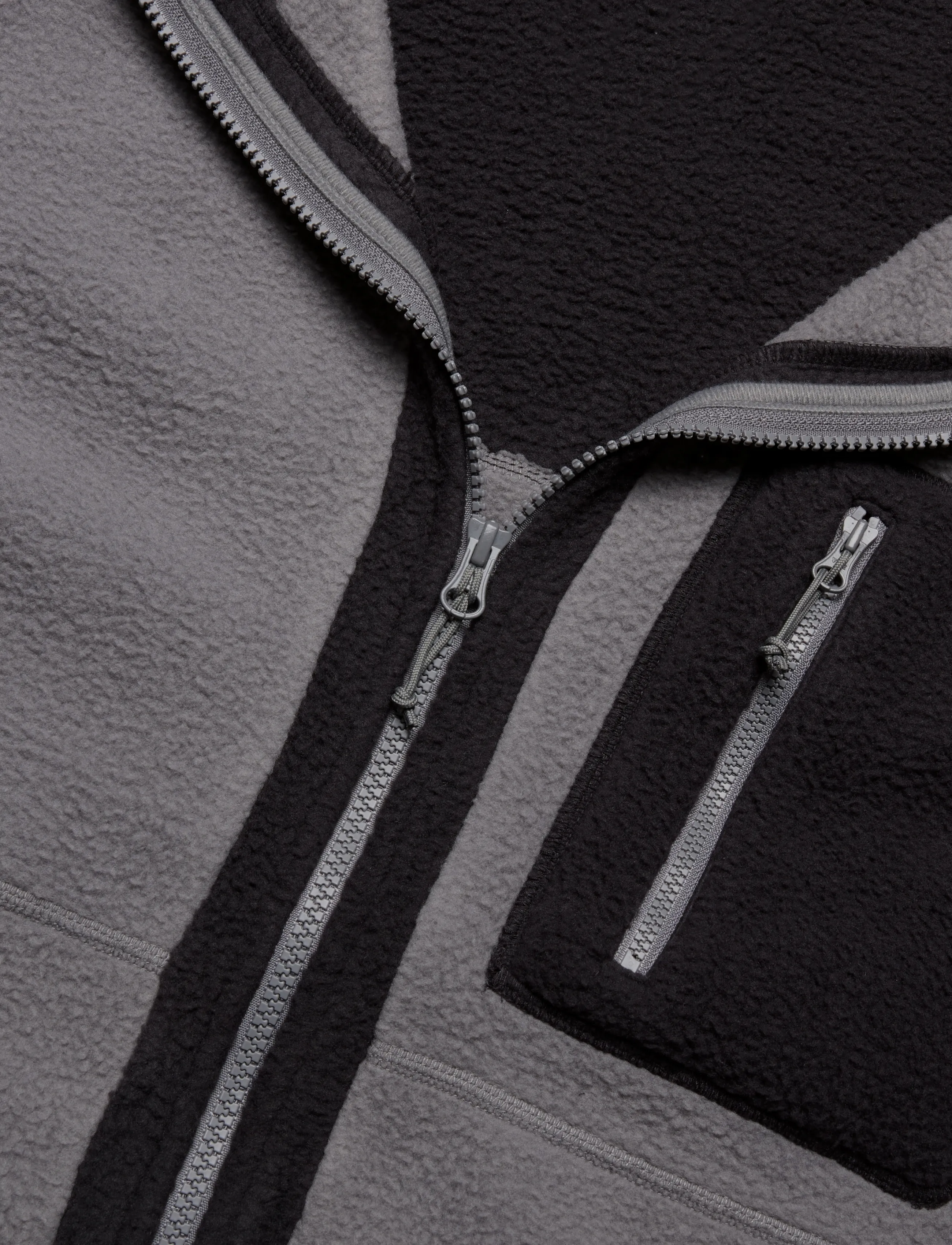 The North Face - M YUMIORI FULL ZIP - fleece & mellanlager - smoked pearl/tnf black - 2