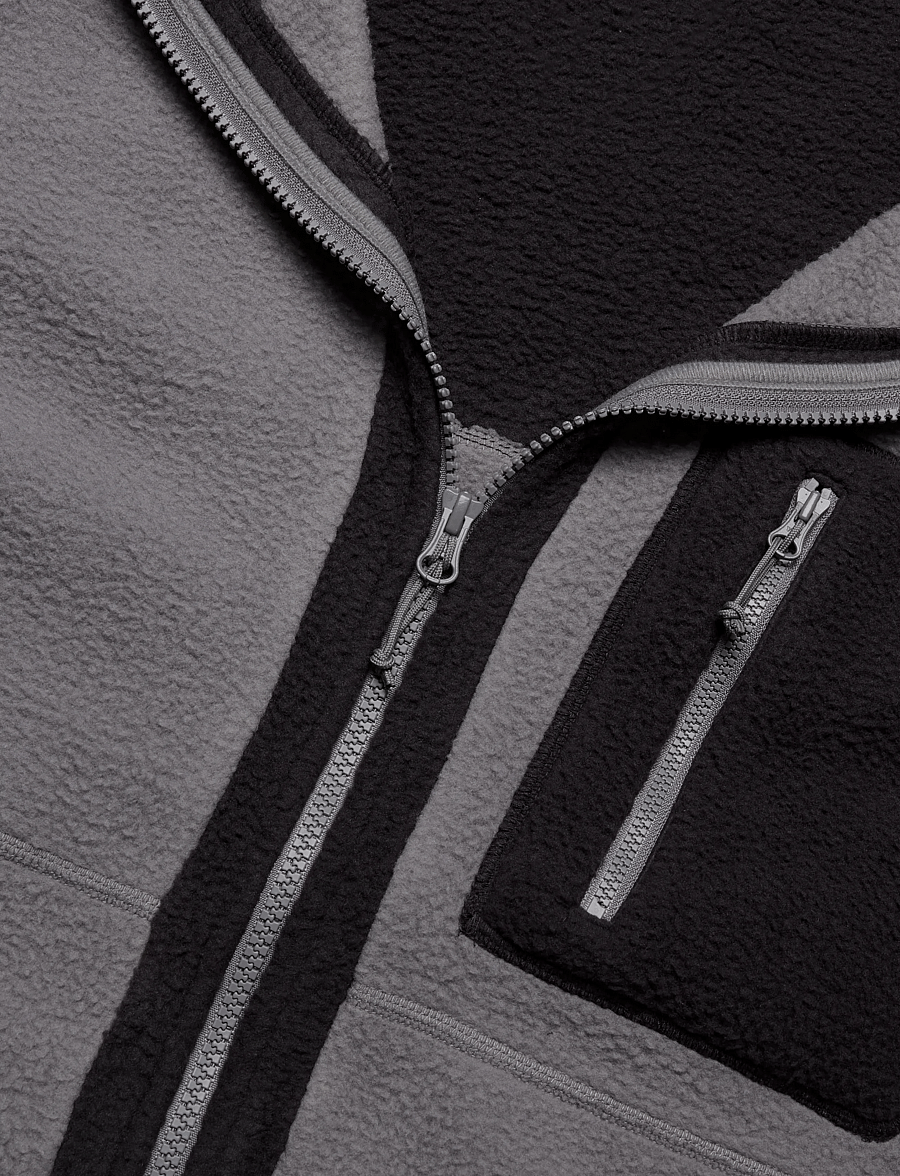 The North Face - M YUMIORI FULL ZIP - fleece & mellanlager - smoked pearl/tnf black - 2