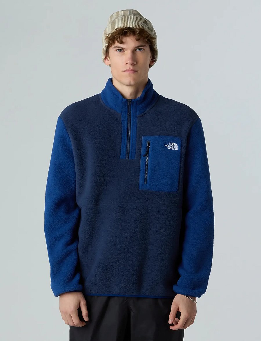 The North Face - M YUMIORI 1/4 ZIP - fleeces & midlayers - blue - 0
