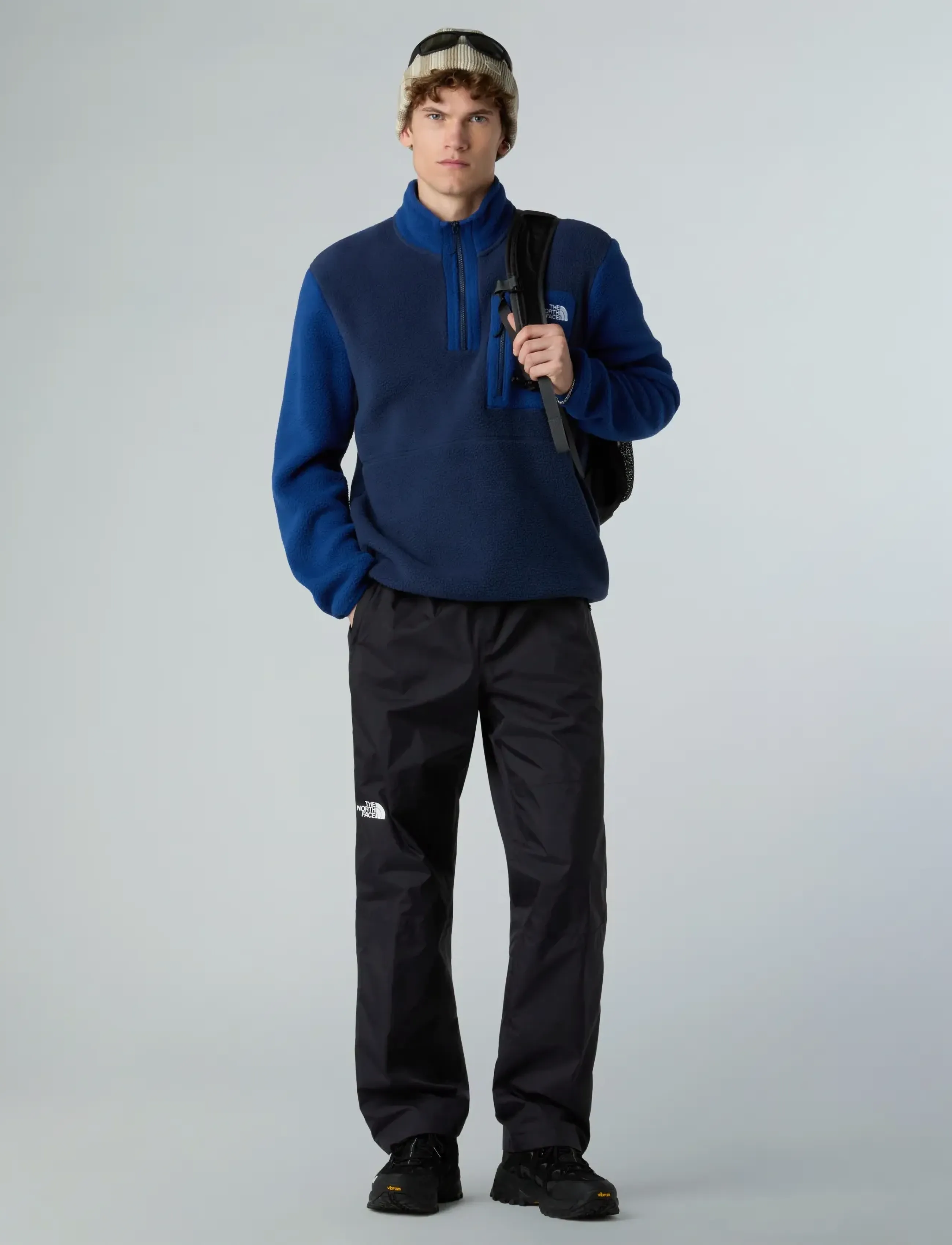 The North Face - M YUMIORI 1/4 ZIP - fleece & midlayer - blue - 3