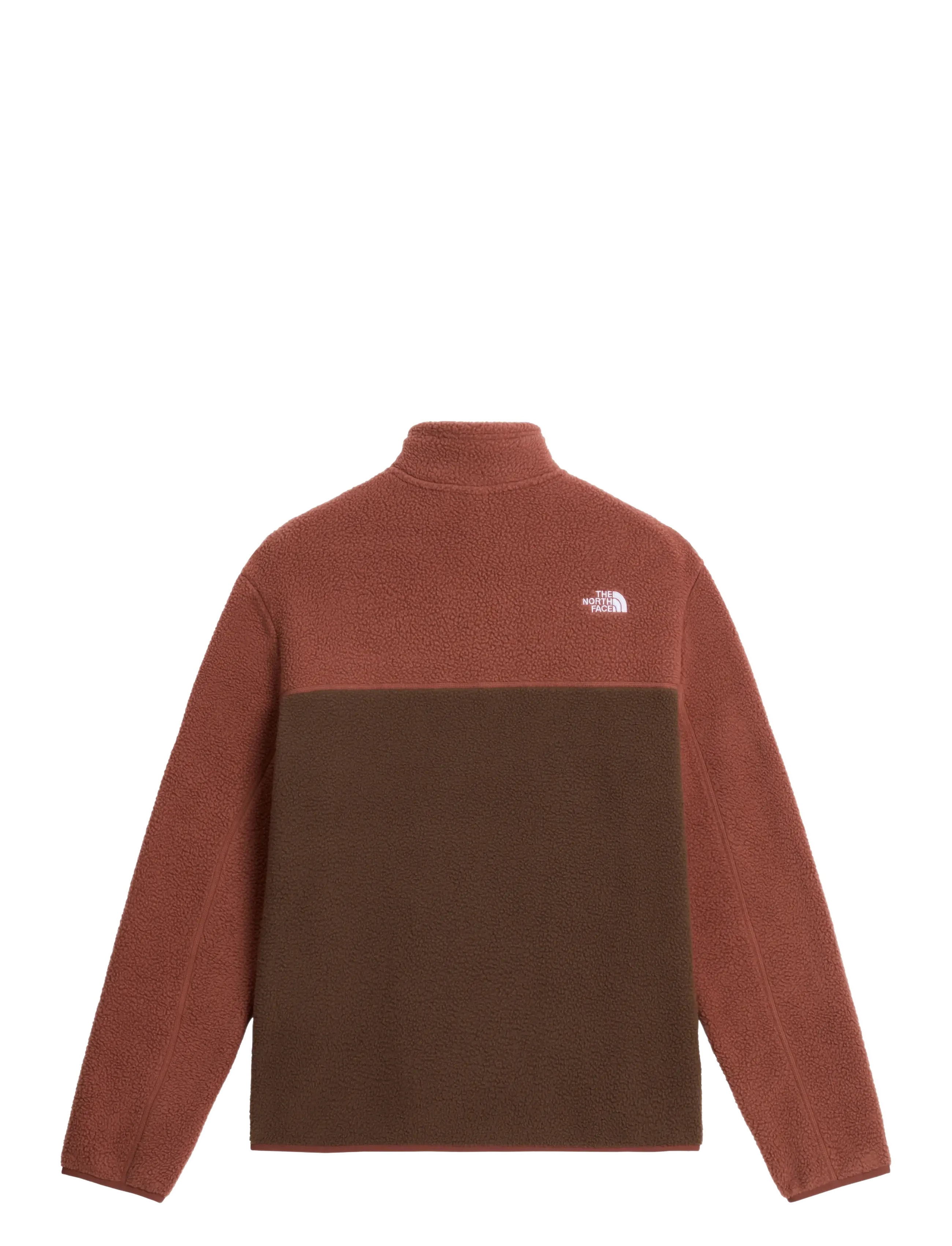 The North Face - M YUMIORI 1/4 ZIP - fleece & mellanlager - smokey brown/copper sil - 2