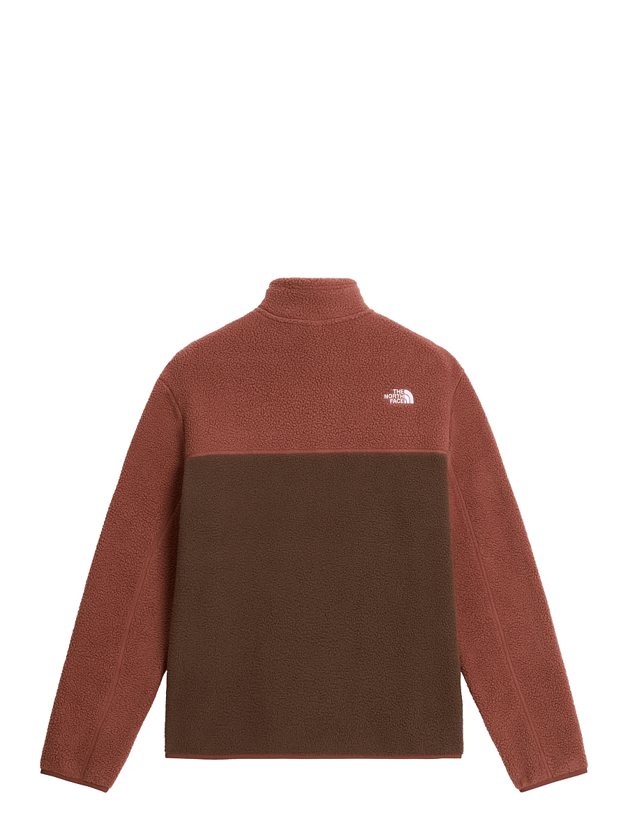 The North Face - M YUMIORI 1/4 ZIP - kampsunid ja vahekihid - smokey brown/copper sil - 2