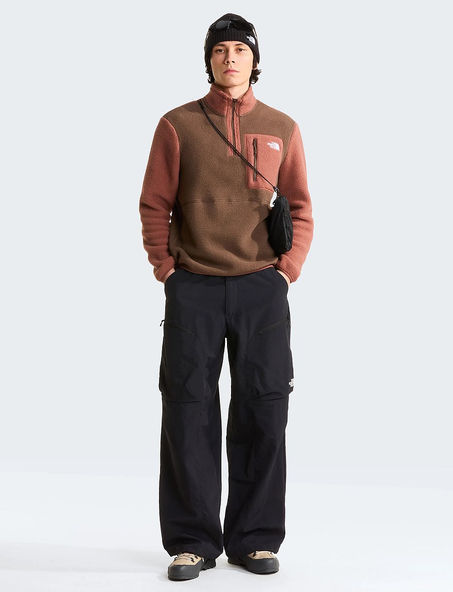 The North Face - M YUMIORI 1/4 ZIP - kampsunid ja vahekihid - smokey brown/copper sil - 3