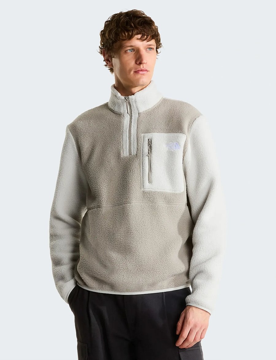 The North Face - M YUMIORI 1/4 ZIP - kampsunid ja vahekihid - stone slab/cumulus clou - 0