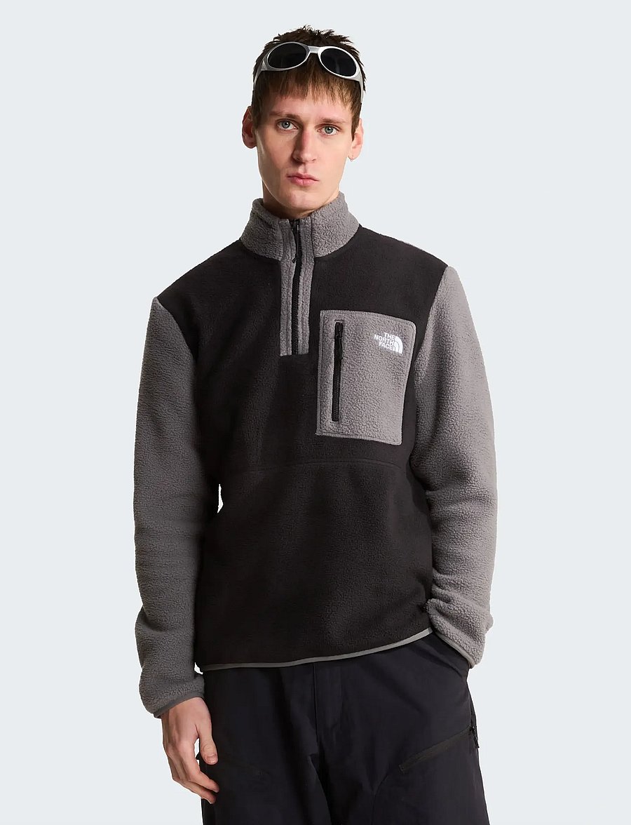 The North Face - M YUMIORI 1/4 ZIP - fleece & midlayer - tnf black/smoked pearl - 0