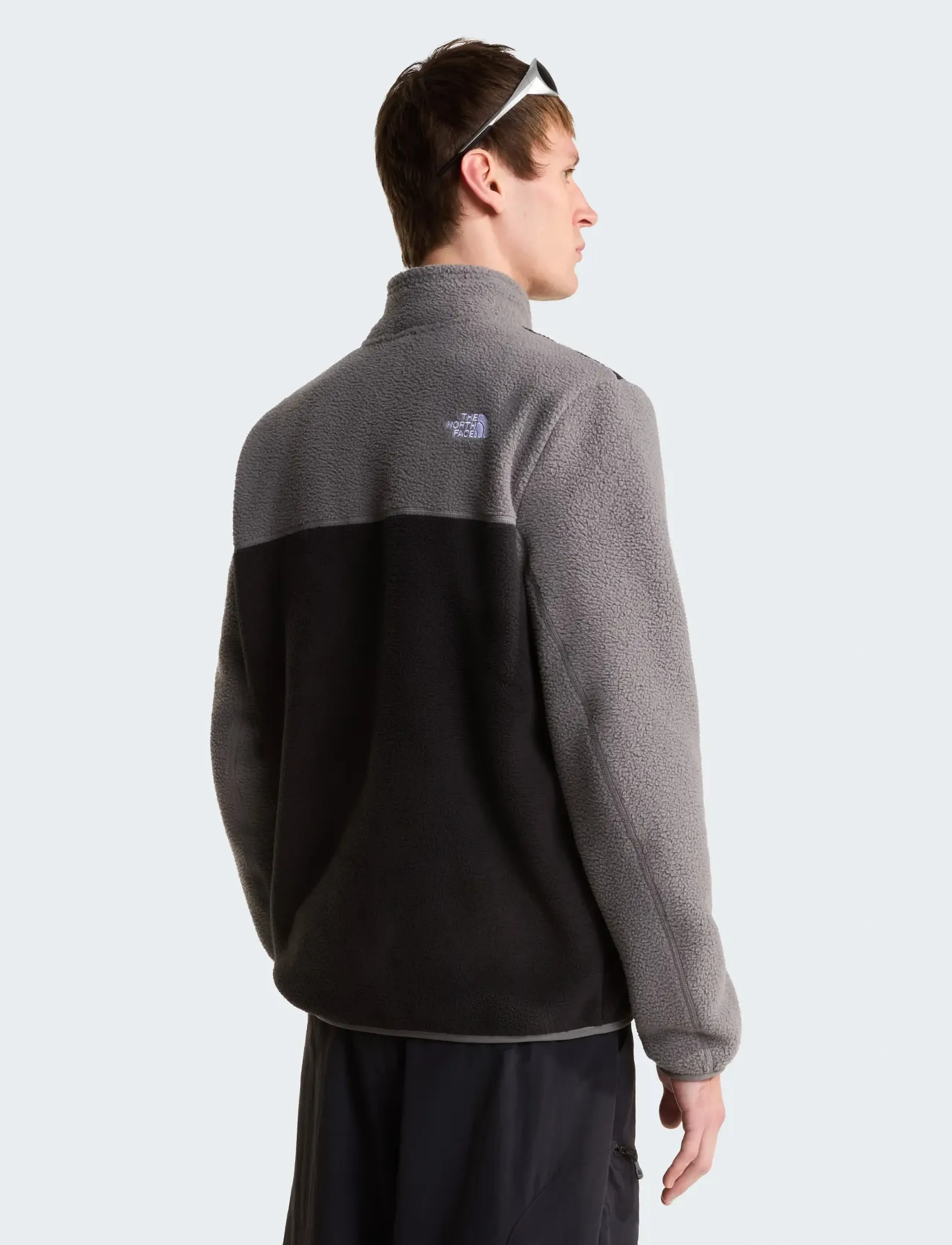 The North Face - M YUMIORI 1/4 ZIP - fleece & mellanlager - tnf black/smoked pearl - 5
