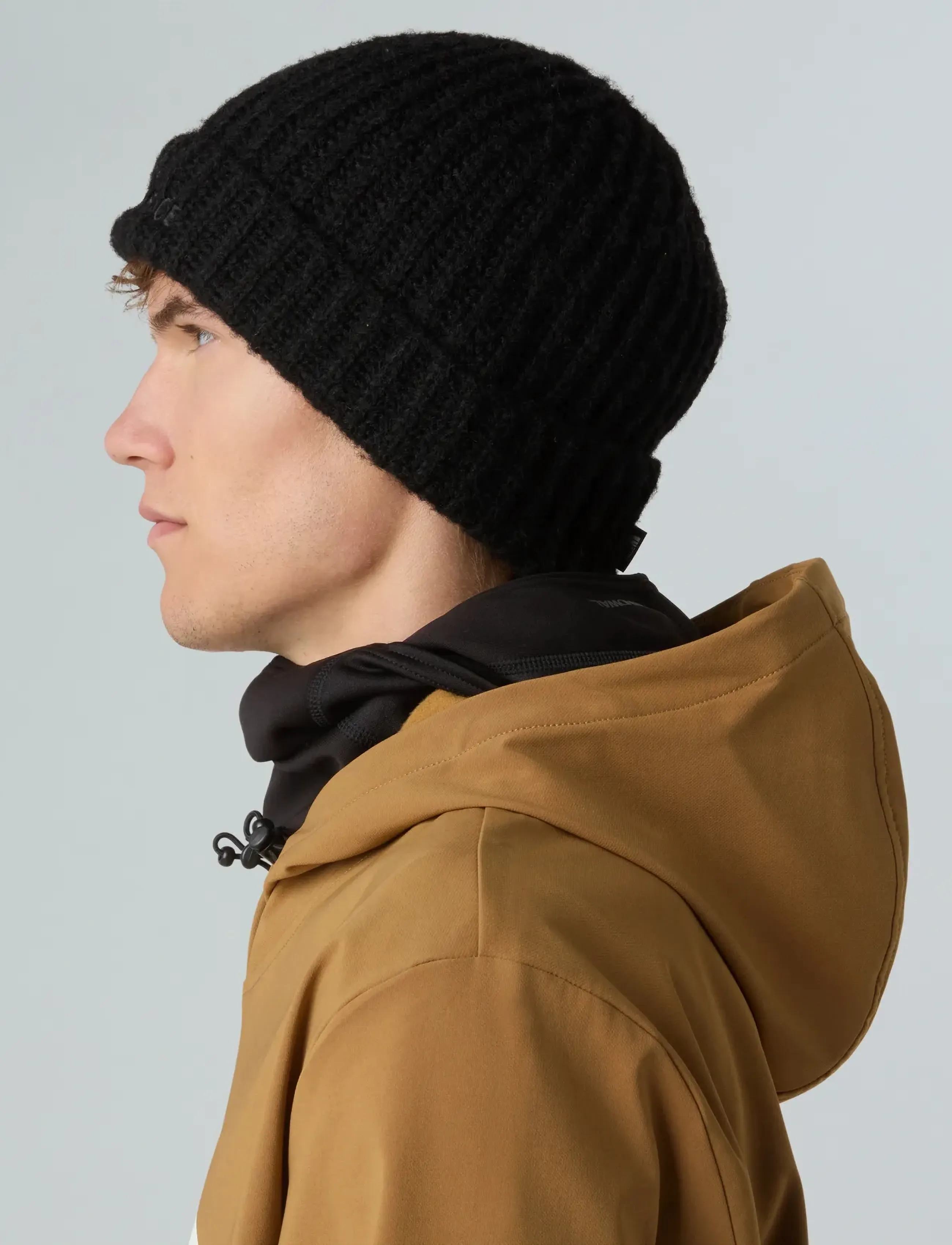 The North Face - FOHAIR CABIN BEANIE - shop by style - tnf black/asphalt grey - 3
