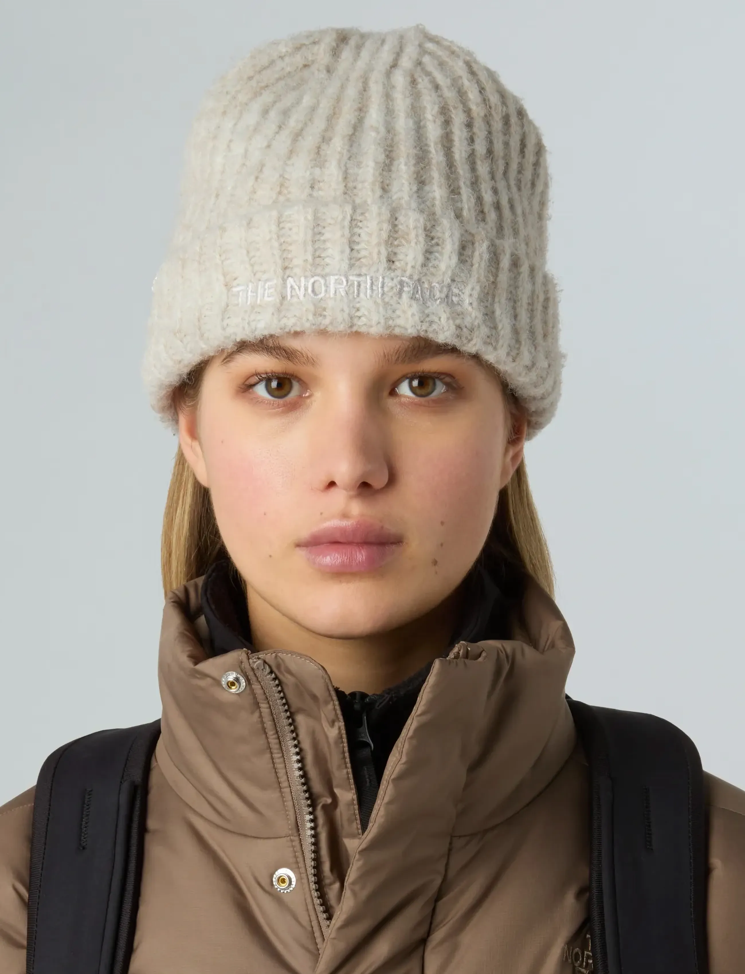 The North Face Fohair Cabin Beanie, One Size, Sport Accessories, Beige - Beanies, Frauen
