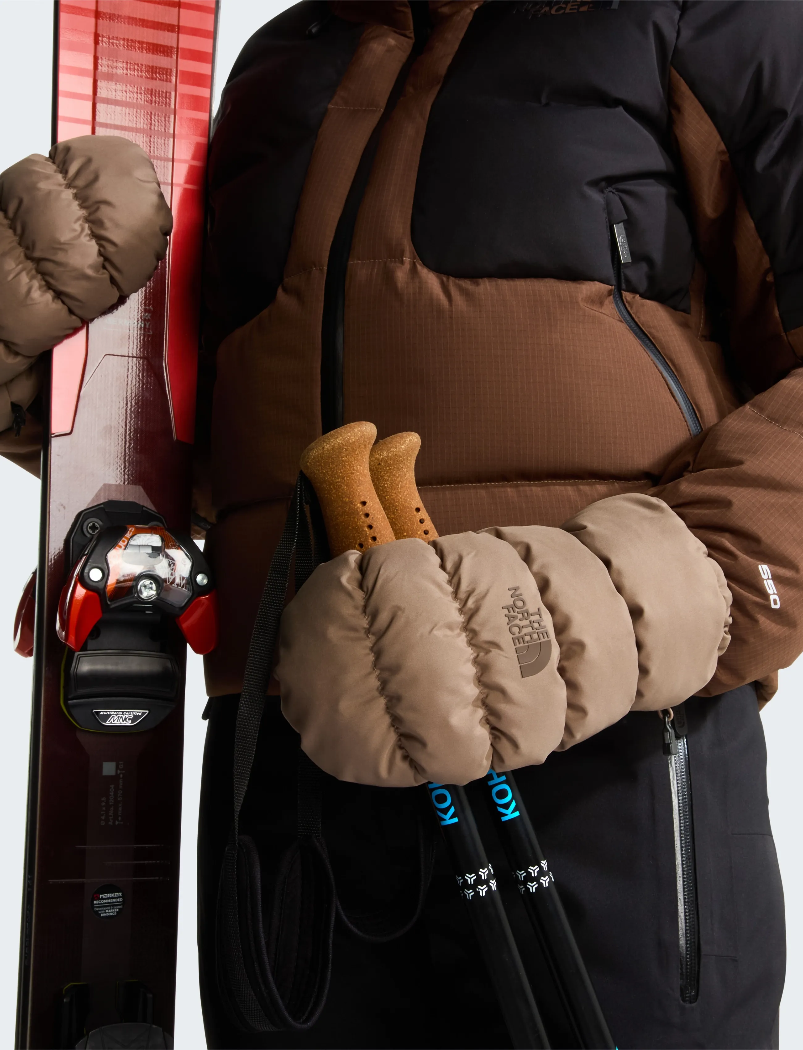 The North Face - MONTANA PUFFER MITT - luffer - garnet - 1