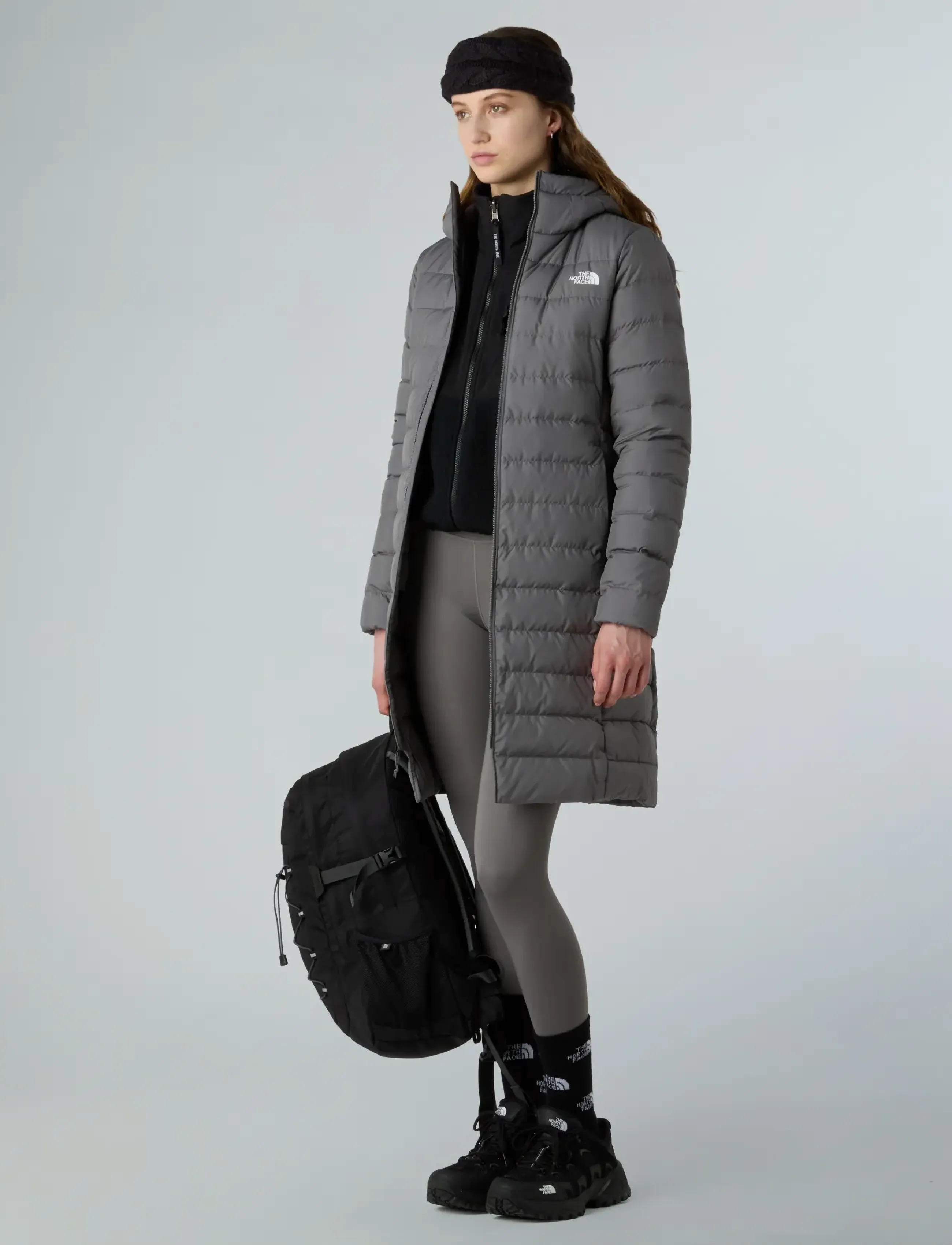 The North Face - W ACONCAGUA PARKA - parkas - smoked pearl - 3