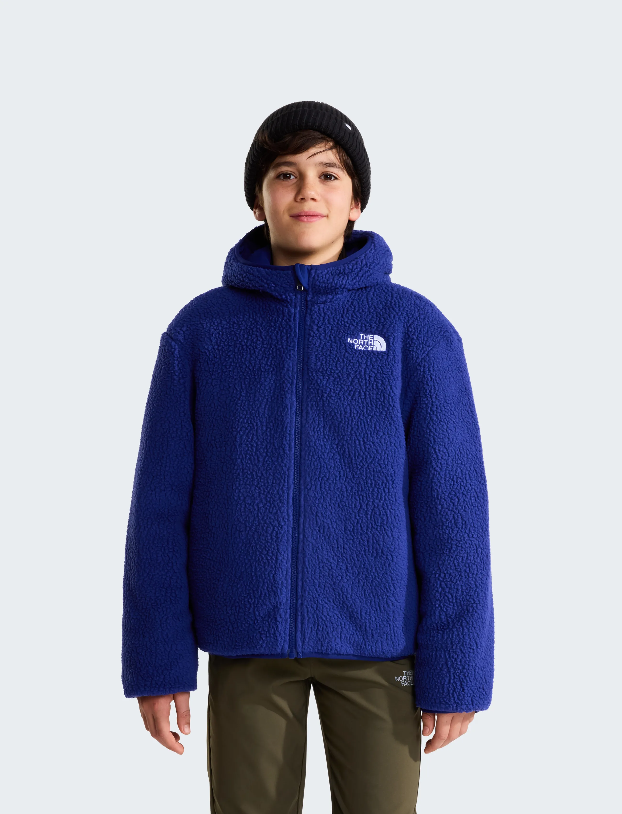The North Face - B REVERSIBLE SHASTA FZ HOODED JACKET - quilted jackets - active blue/bold blue - 4