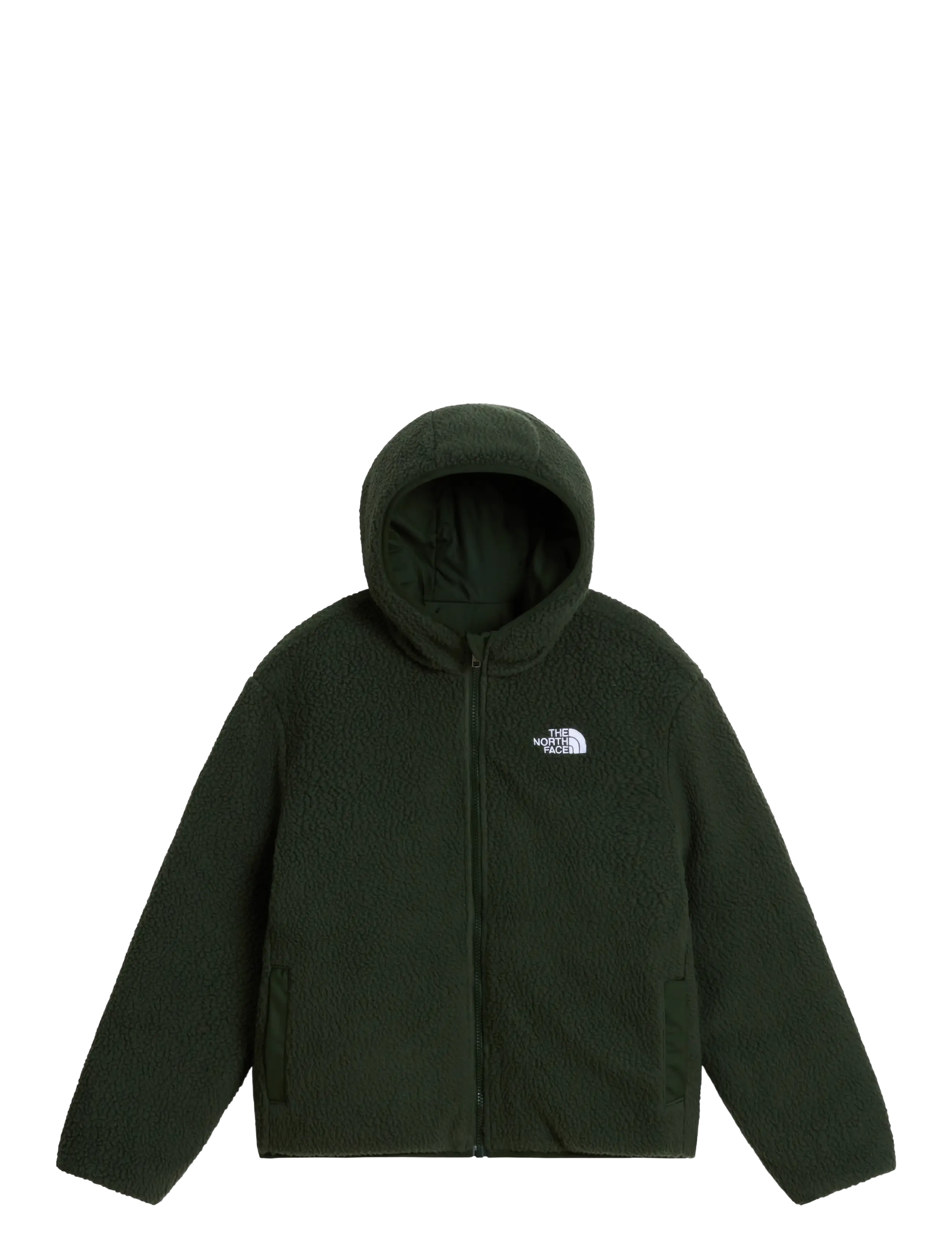 The North Face - B REVERSIBLE SHASTA FZ HOODED JACKET - quilted jackets - caraway seed/bottle gre - 3