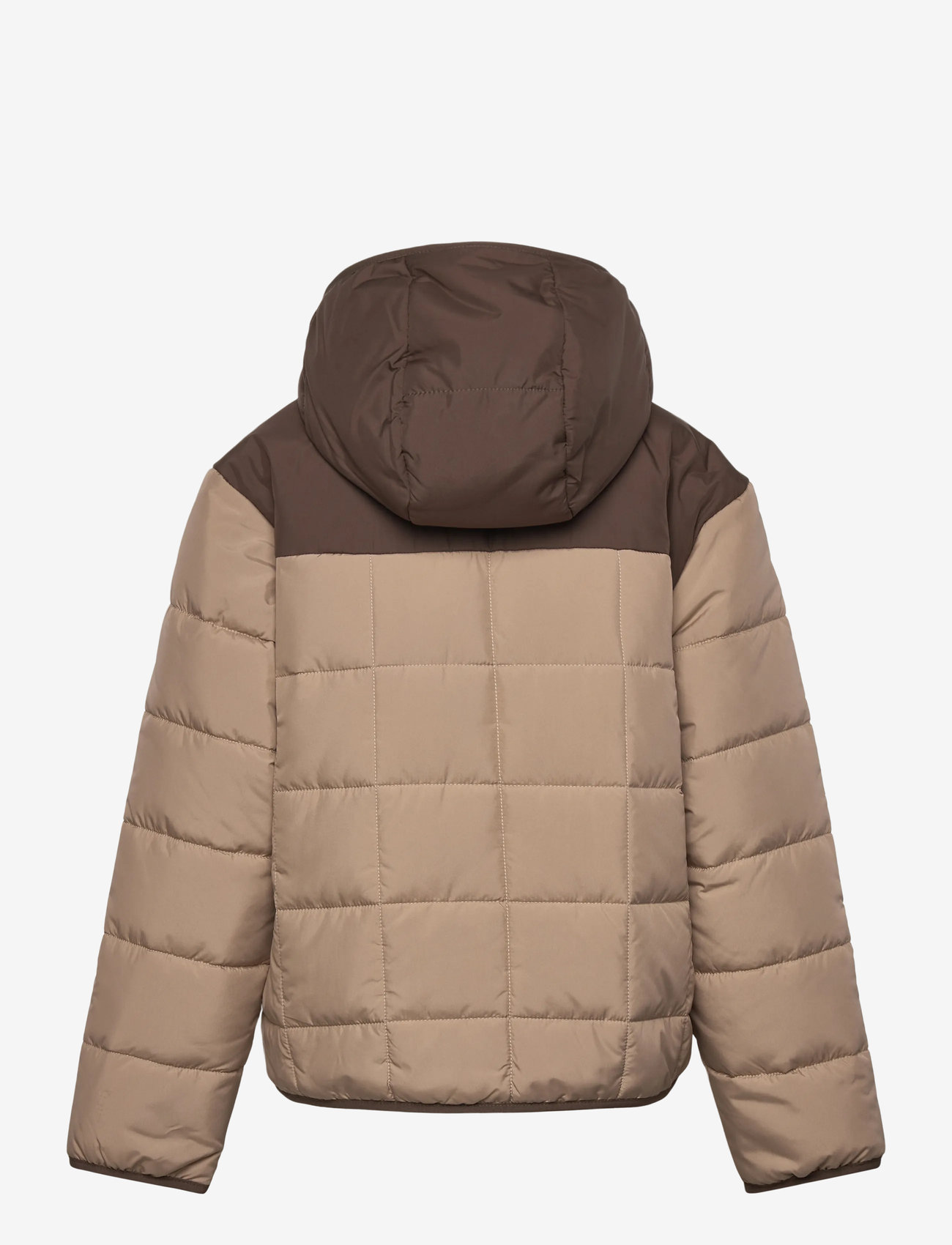 The North Face - B REVERSIBLE SHASTA F/Z HOODED JACKET - quiltade jackor - mushroom grey/smokey br - 2