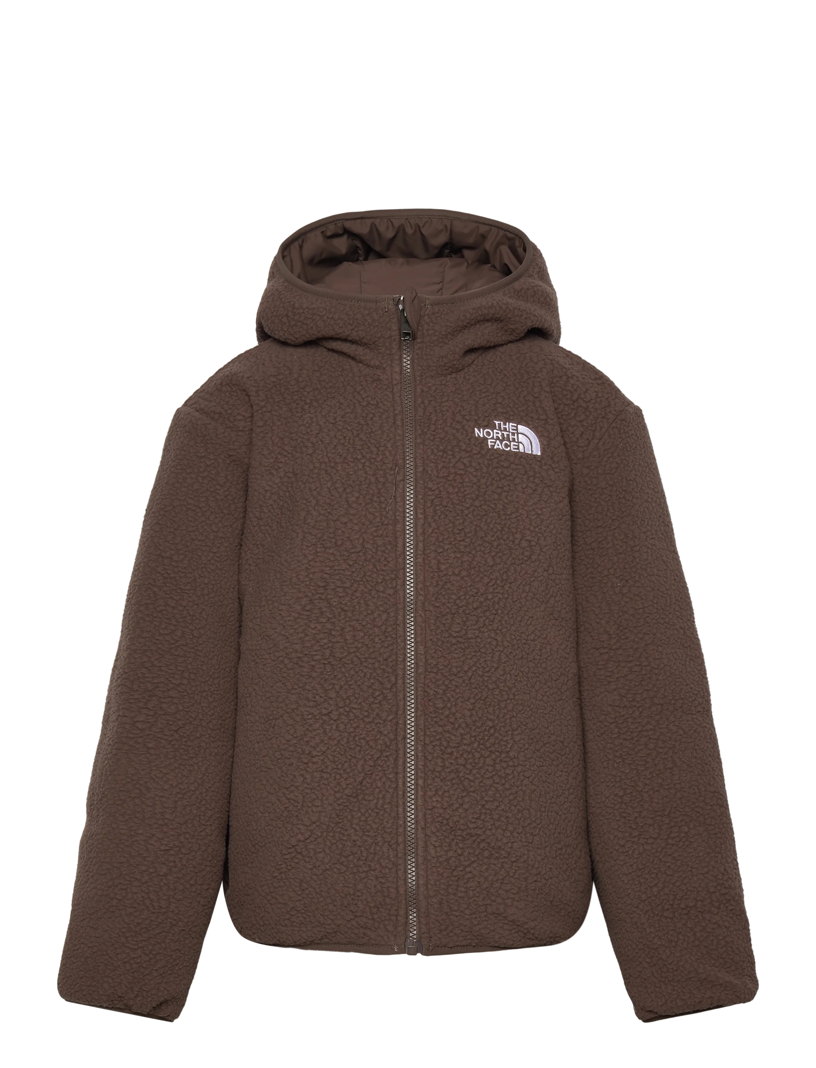 The North Face - B REVERSIBLE SHASTA FZ HOODED JACKET - steppjacken - mushroom grey/smokey br - 3