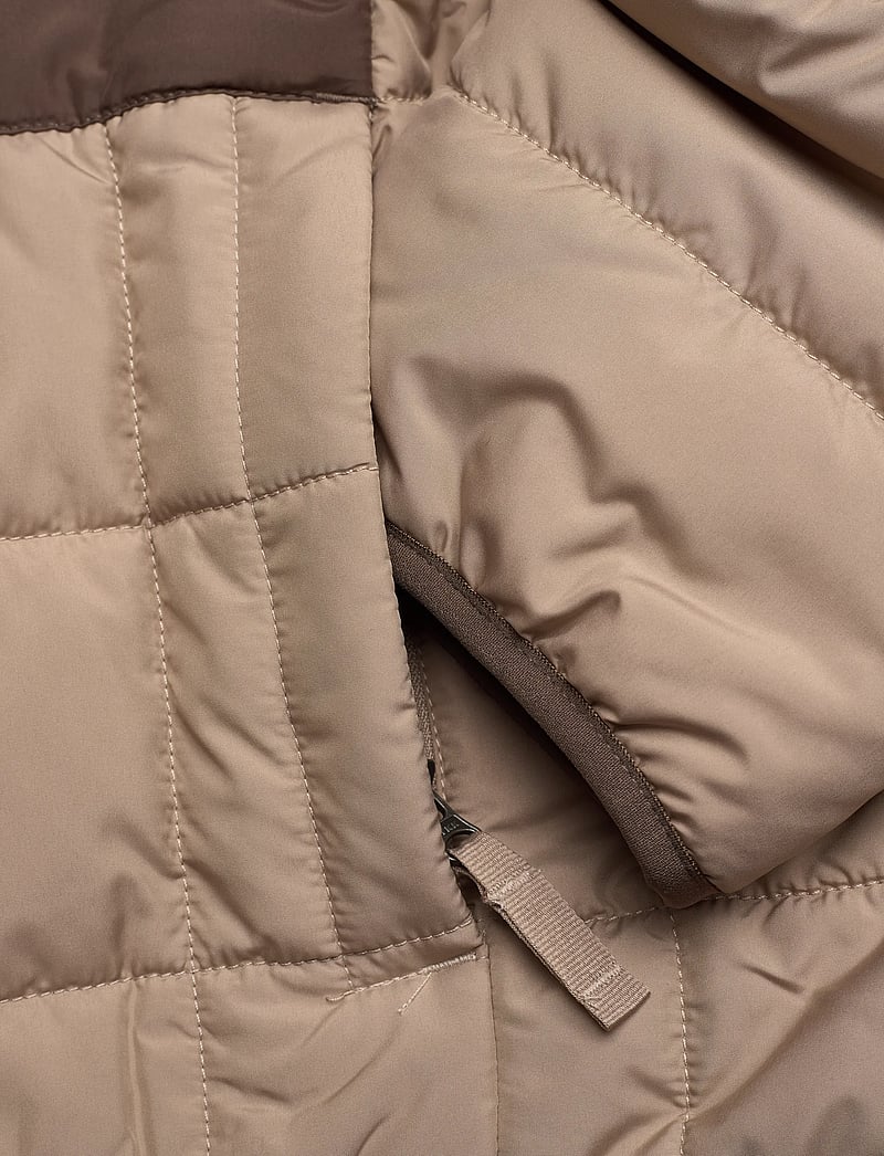 The North Face - B REVERSIBLE SHASTA FZ HOODED JACKET - stepētas virsjakas - mushroom grey/smokey br - 4