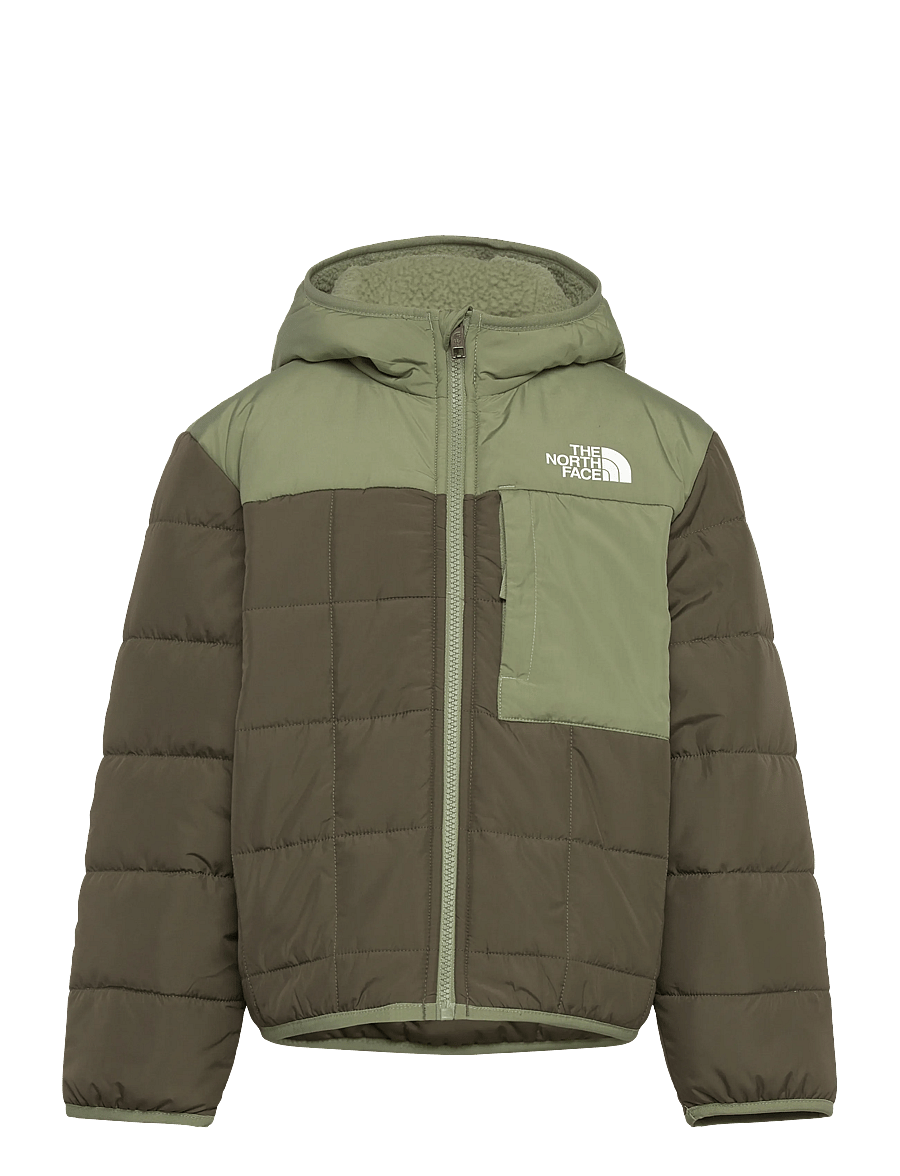 The North Face - B REVERSIBLE SHASTA FZ HOODED JACKET - steppjacken - new taupe green/bark mi - 1