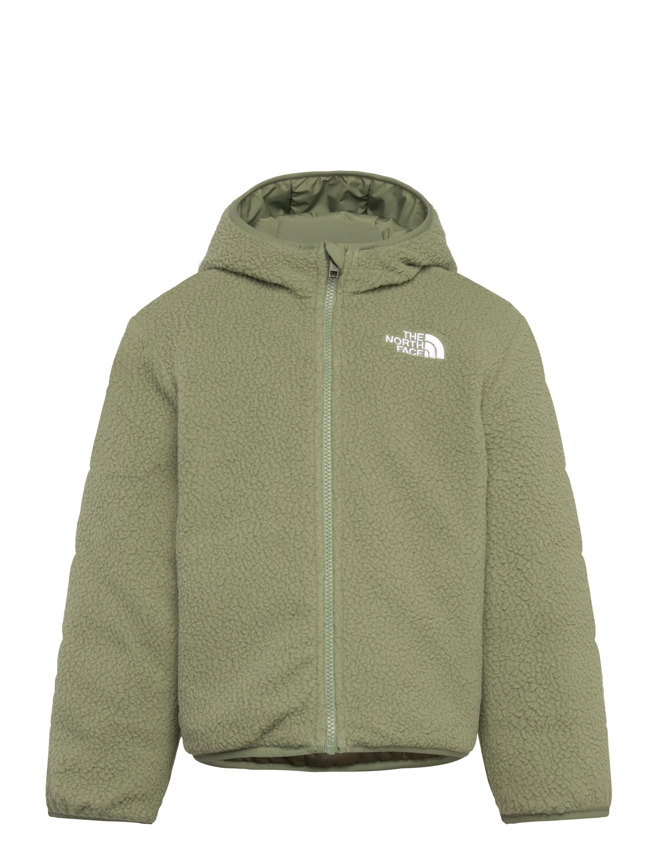 The North Face - B REVERSIBLE SHASTA FZ HOODED JACKET - quiltede jakker - new taupe green/bark mi - 3