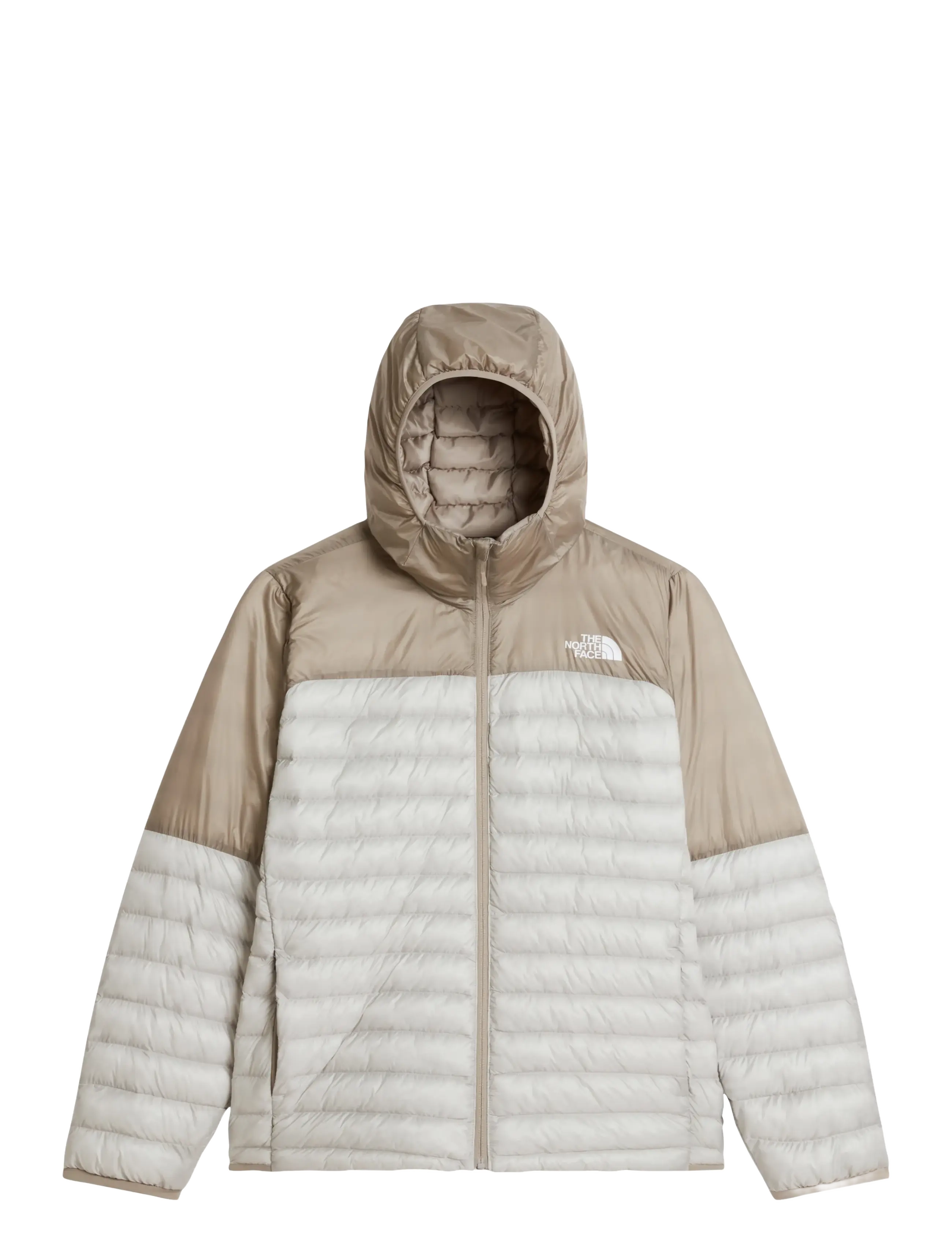 The North Face M TERRA PEAK HOODIE - Dunjackor - CUMULUS CLOUD/STONE SLA / cream