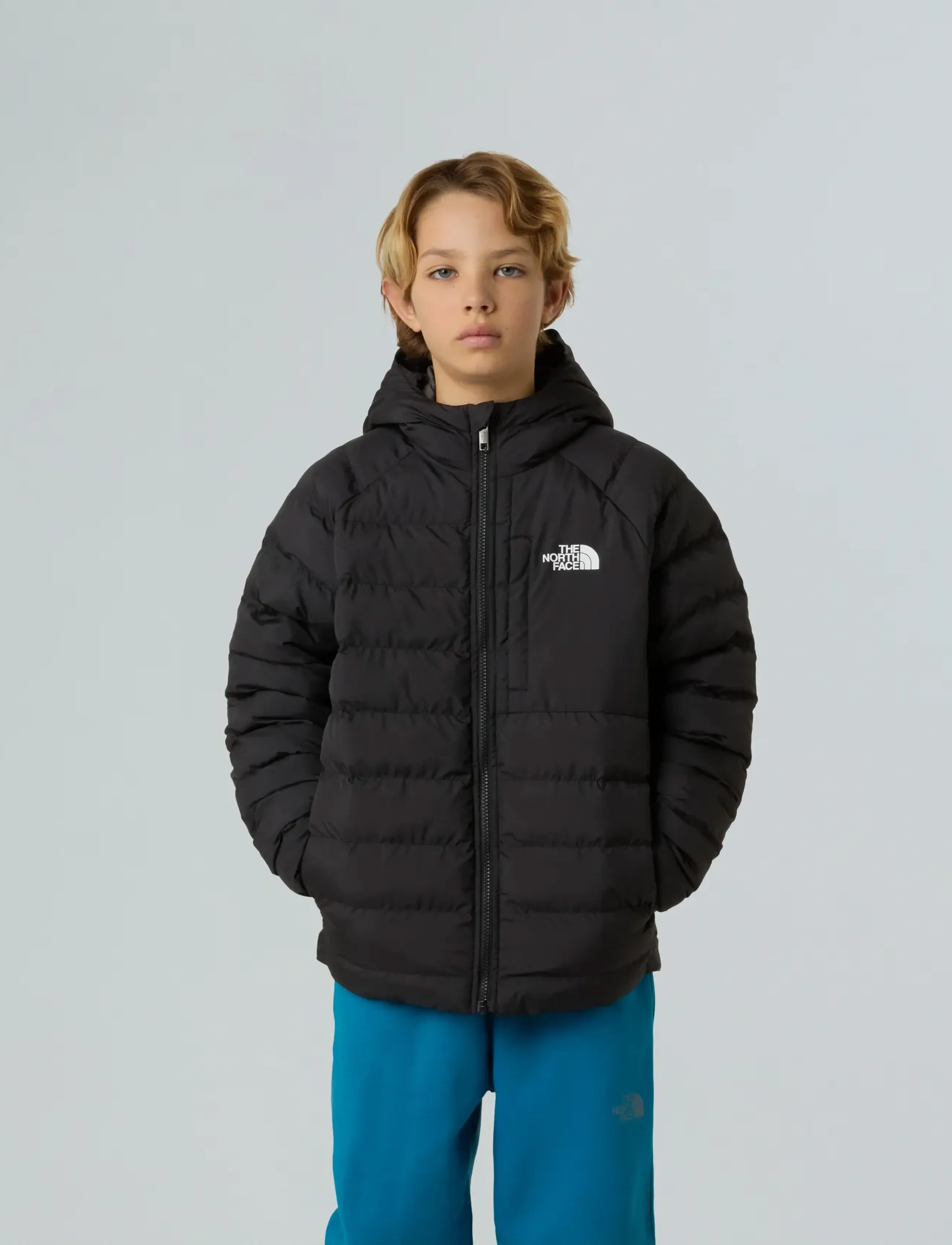 The North Face B Reversible Perrito Hooded Jacket, L, Jackets & Coats, Schwarz - Puffer Padded, Kinder