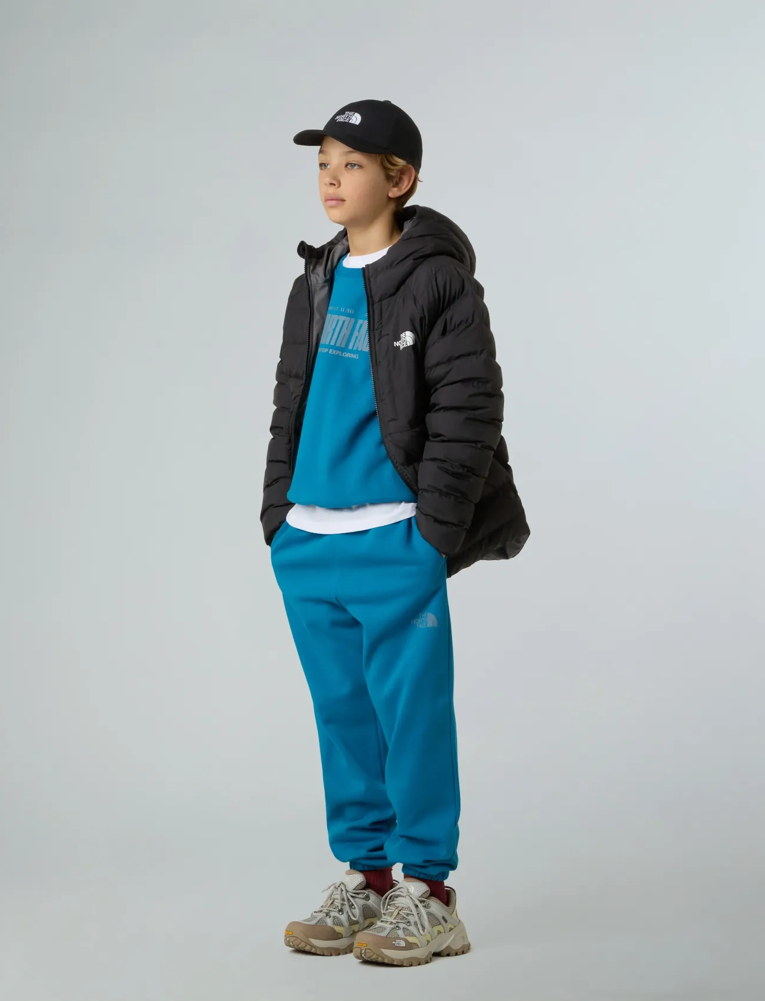 The North Face - B REVERSIBLE PERRITO HOODED JACKET - isolerede jakker - black - 5