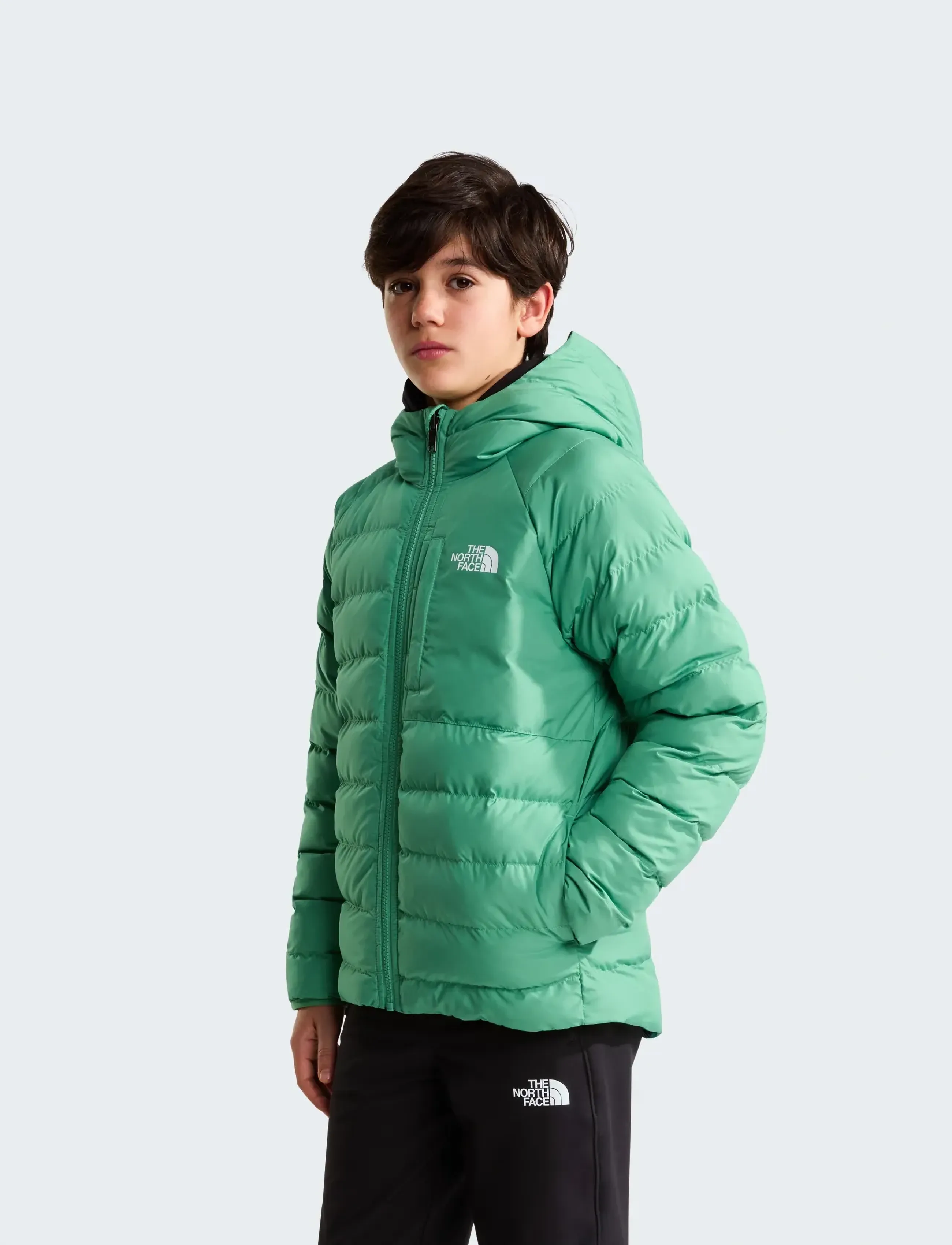 The North Face B Reversible Perrito Hooded Jacket, XL, Jackets & Coats, Grün - Puffer Padded, Kinder