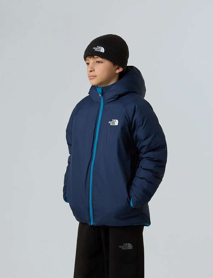 The North Face - B REVERSIBLE PERRITO HOODED JACKET - isolerede jakker - dusk blue - 4