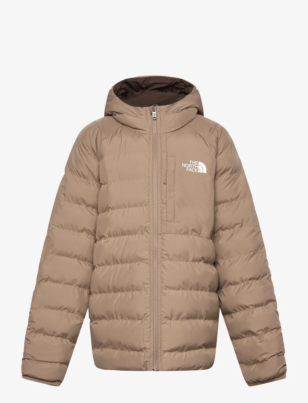 The North Face - B REVERSIBLE PERRITO HOODED JACKET - isolerade jackor - mushroom grey - 0