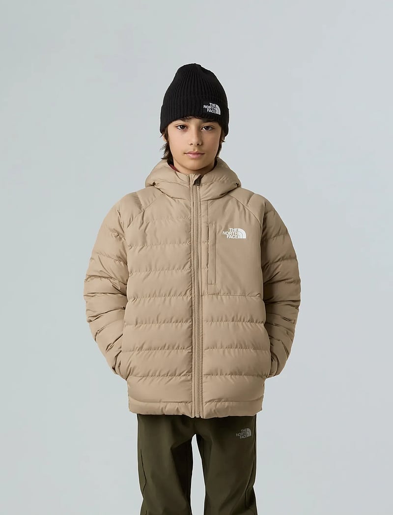 The North Face - B REVERSIBLE PERRITO HOODED JACKET - isolerede jakker - mushroom grey - 0