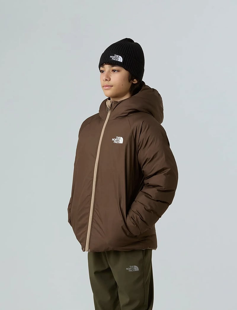 The North Face - B REVERSIBLE PERRITO HOODED JACKET - isolerede jakker - mushroom grey - 4