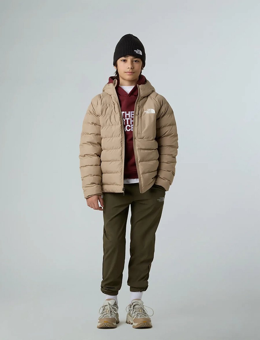 The North Face - B REVERSIBLE PERRITO HOODED JACKET - jakas ar siltu oderi - mushroom grey - 5