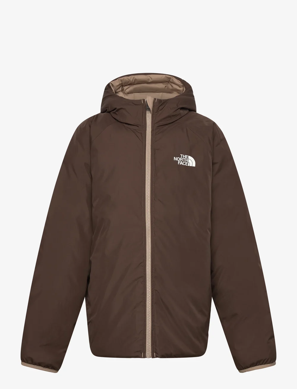 The North Face - B REVERSIBLE PERRITO HOODED JACKET - isolerade jackor - mushroom grey - 2