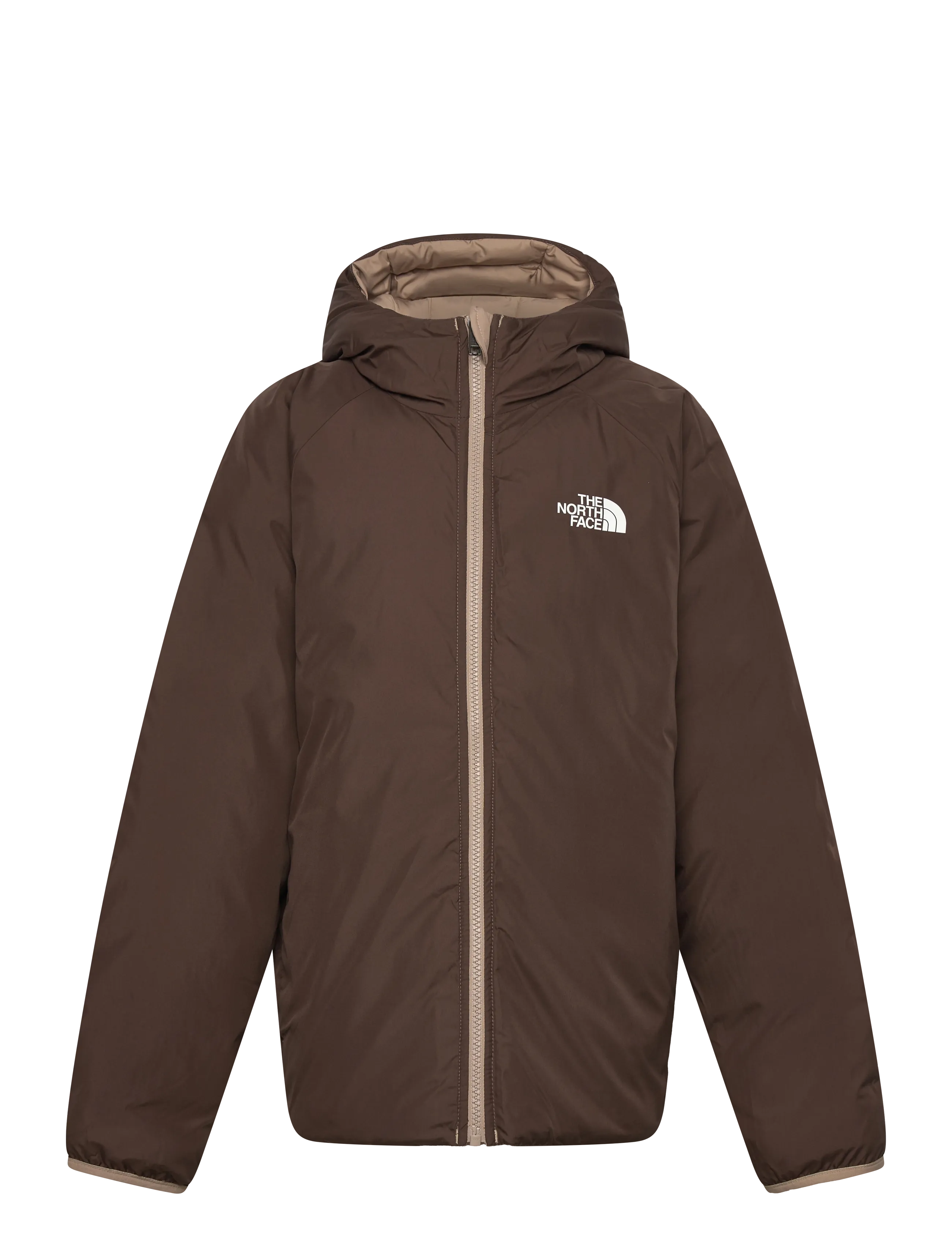 The North Face - B REVERSIBLE PERRITO HOODED JACKET - jakas ar siltu oderi - mushroom grey - 3